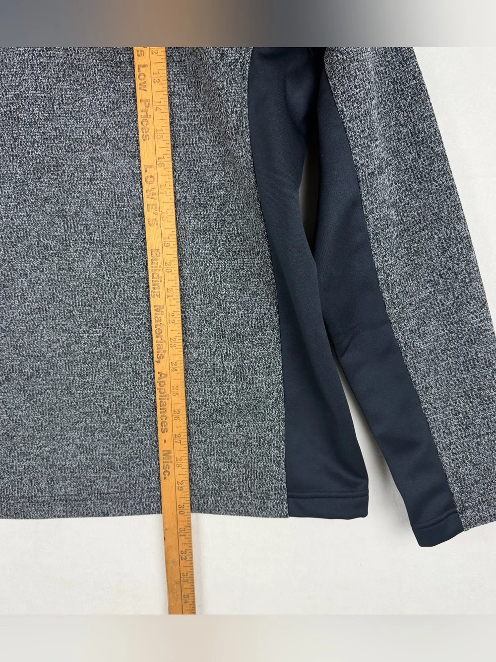 Spyder Men's Size XL Half Zip Jacket Sweater Knit Pullover Gray Black NWT